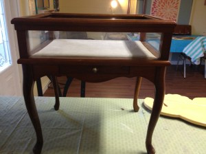 Before: Display cabinet