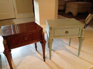 Before and After End tables