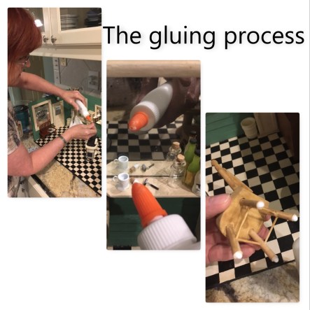 gluing process